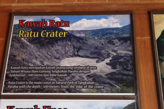 Pusat info, kawah tangkuban perahu/dokpri