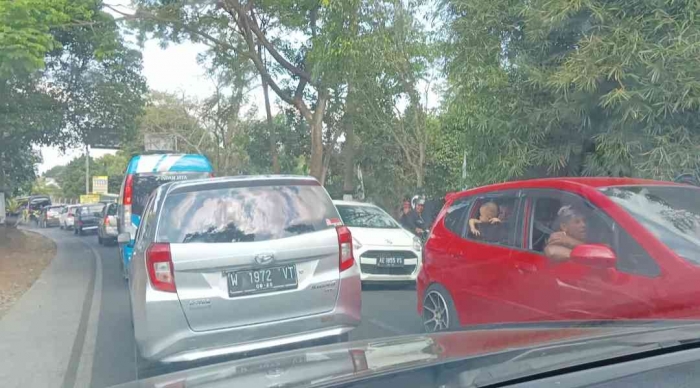Macet arah Songgoriti -Pujon(dokpri)