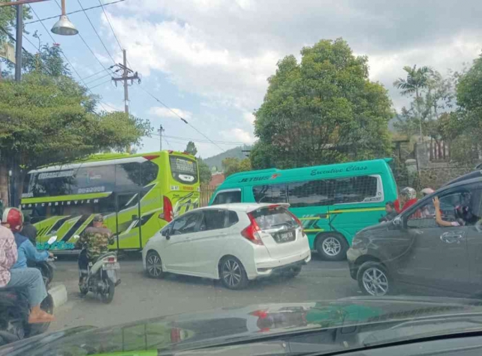 Arah Pujon Macet parah(dokpri)