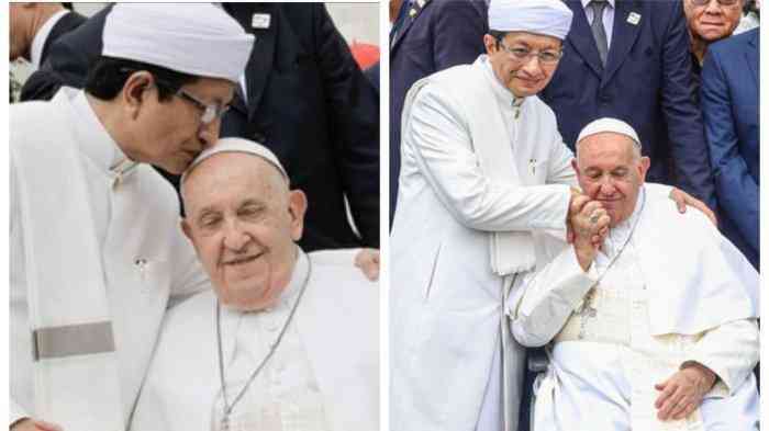 Makna Dibalik Kecup Kening Dan Cium Tangan Antara Imam Besar Masjid ...