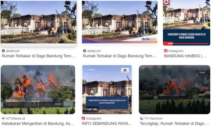 Sumber : Pencarian Google detikcom, Ig Infobandung, TV Harmoni, NTVNews.id