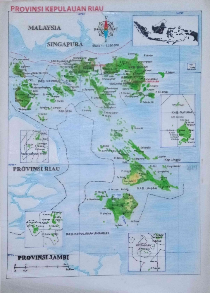 Peta Rbi Riau Dari Atlas ke Peta: Pembuatan Peta Provinsi Kepulauan Riau Halaman 1 ...
