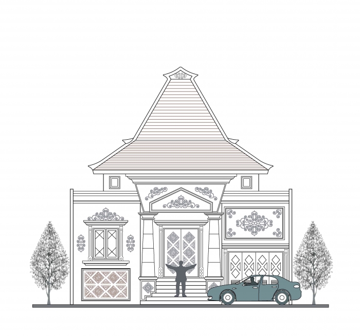 Rumah Joglo Modern 001 : Yosep Suradal
