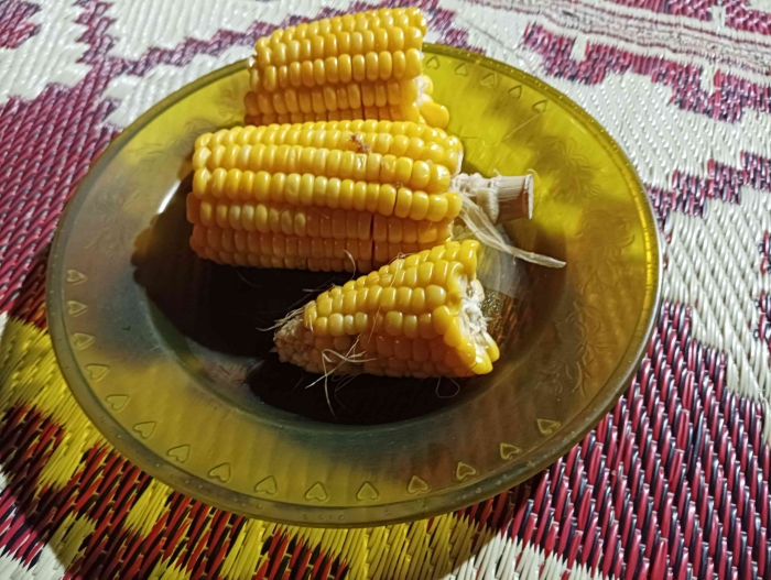 Weekend free jagung rebus(dokpri)