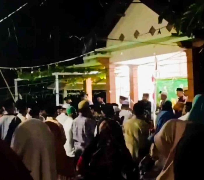 Saat mahallul qiyam dalam acara safari maulid nabi 2024 semua berdiri (dokpri)