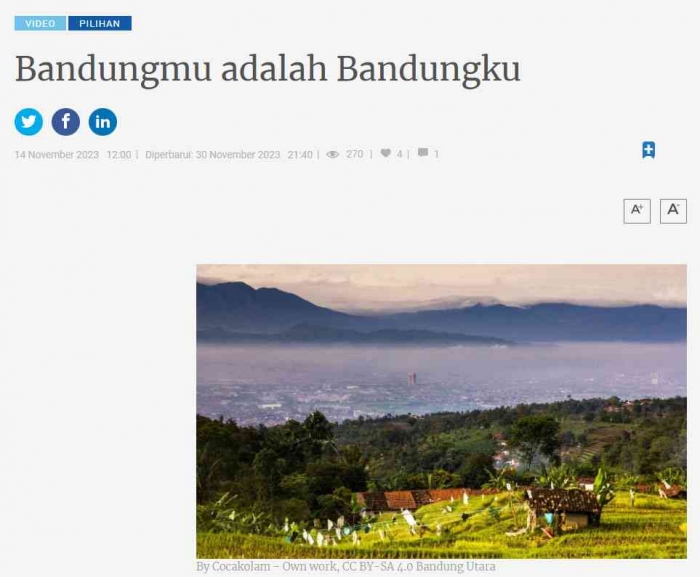 screenshot artikel di Kompasiana (dokpri)