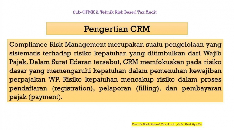 Modul K04_Modeling Compliance Risk Management (CRM)_Page (16/22)_Prof. Dr. Apollo Daito, S.E., Ak., M.Si., CIFM., CIABV., CIABG. (2024).