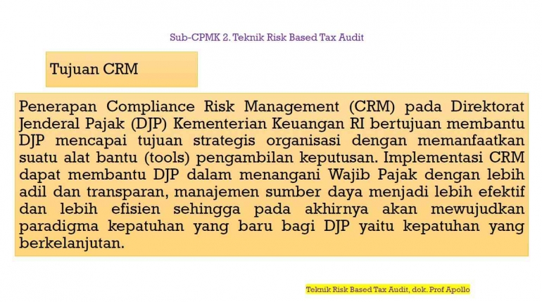 Modul K04_Modeling Compliance Risk Management (CRM)_Page (17/22)_Prof. Dr. Apollo Daito, S.E., Ak., M.Si., CIFM., CIABV., CIABG. (2024).