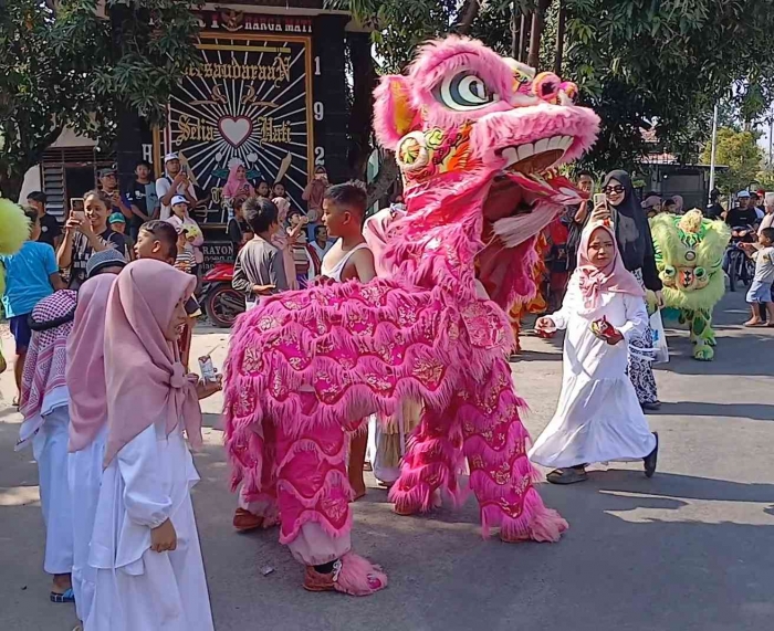 Barongsai nya lucu dan menggemaskan (dokpri)