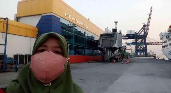 Pelabuhan Tanjung Priok pagi hari (dok. Denik)