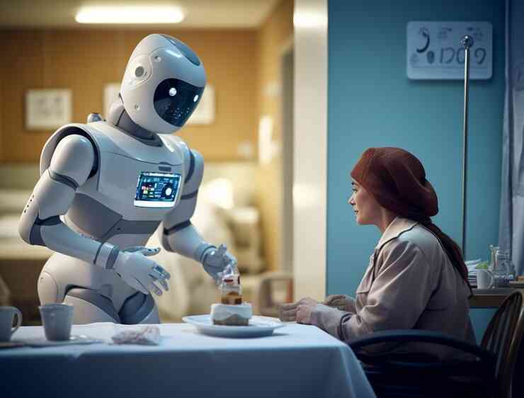 Robot berusaha memancarkan empati, namun dengan ekspresi terbatas | Ilustrasi gambar: freepik.com / freepik
