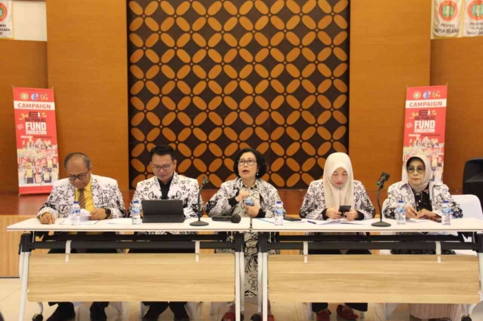 Arahan ketua umum PB PGRI di gedung guru ndonesia/dokpri