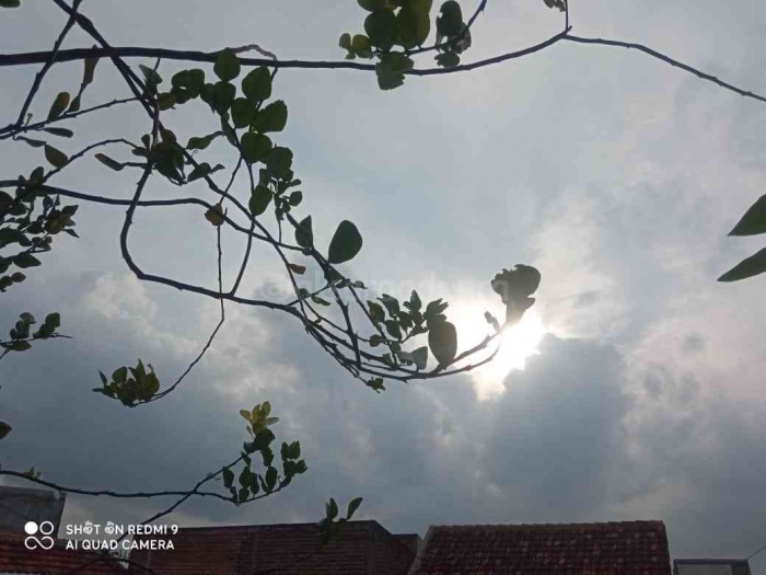 Cuaca mendung saat di depan rumah (Dokpri)