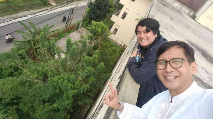 (personal photo) The above view of our Nanomedicine garden at Nanotechnology Research Center and Innovative Creation (PPNRI).