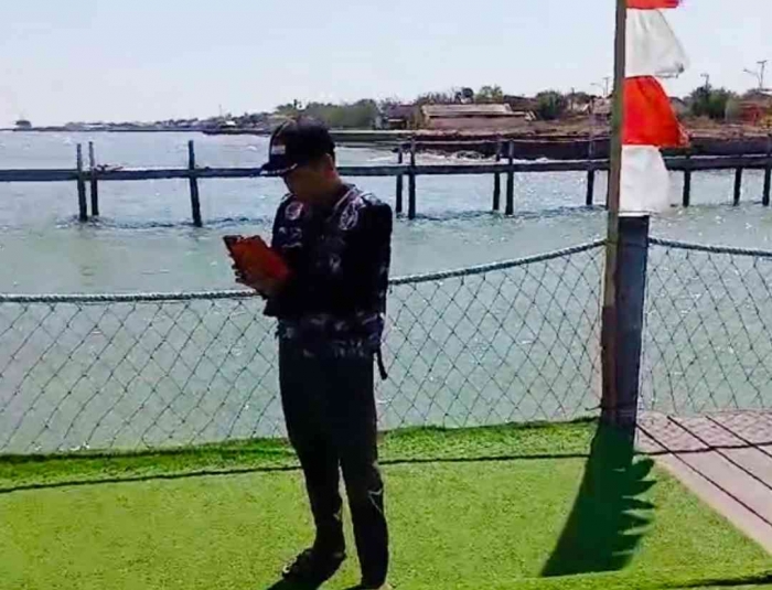 Di atas debur ombak Madura (dokpri)