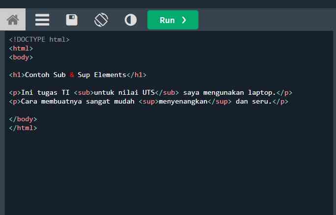 Subscript/superscript Html View Penggunaan Subscript & Superscript pada Tag HTML Halaman 1 - Kompasiana.com