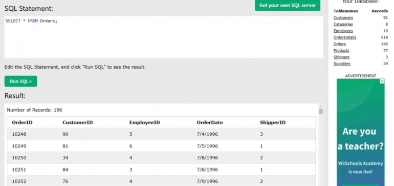 Pengenalan Sql Syntax & Sql Where dalam Mengakses Data Halaman 1 ...