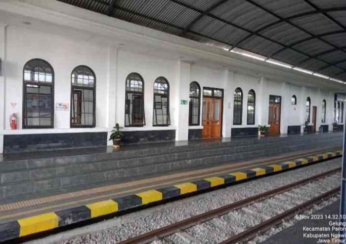 Stasiun baru lengkap dengan kanopi. | Dokpri