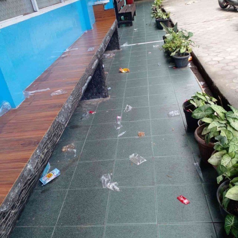 Ilustrasi Sampah Plastik Siswa:Foto Dokpri