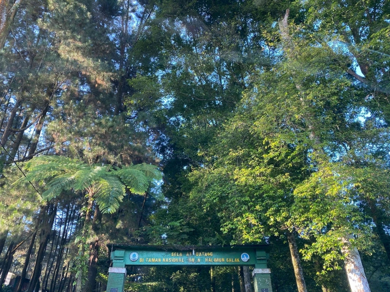 Gerbang TN Halimun Salak. Dokpri