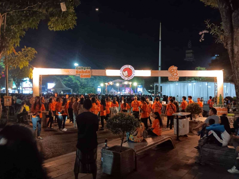 Pintu masuk Tempat Gebyar Sabda dan Seni UKSW/dok.pri
