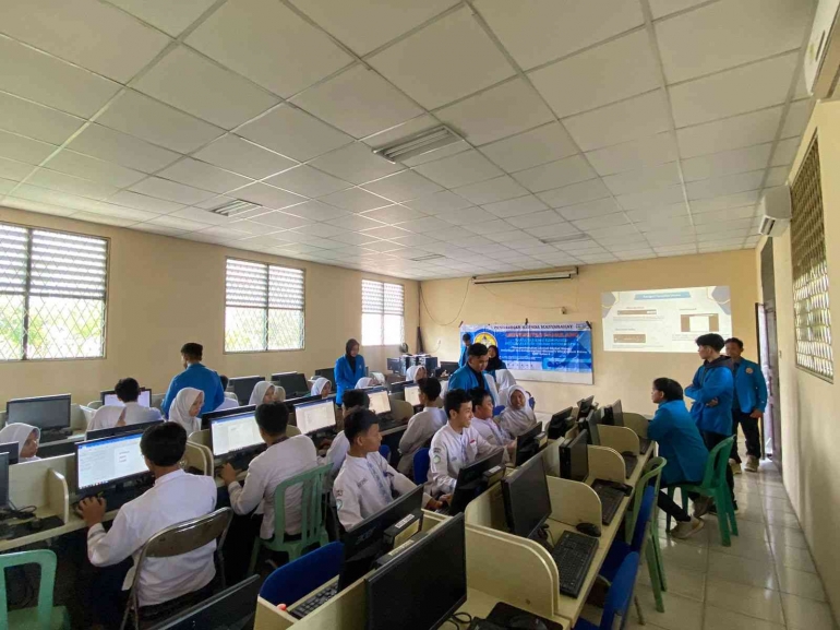 Proses pelaksanaan Sosialisasi MS Word