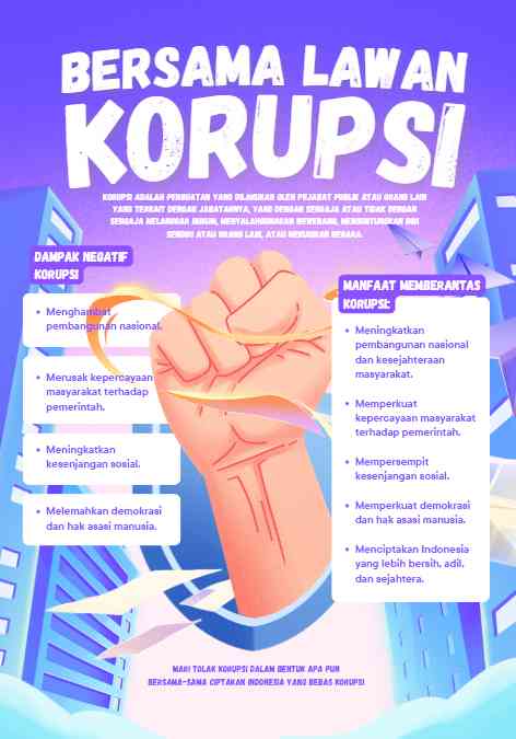 Gambar Pribadi: Bersama lawan korupsi