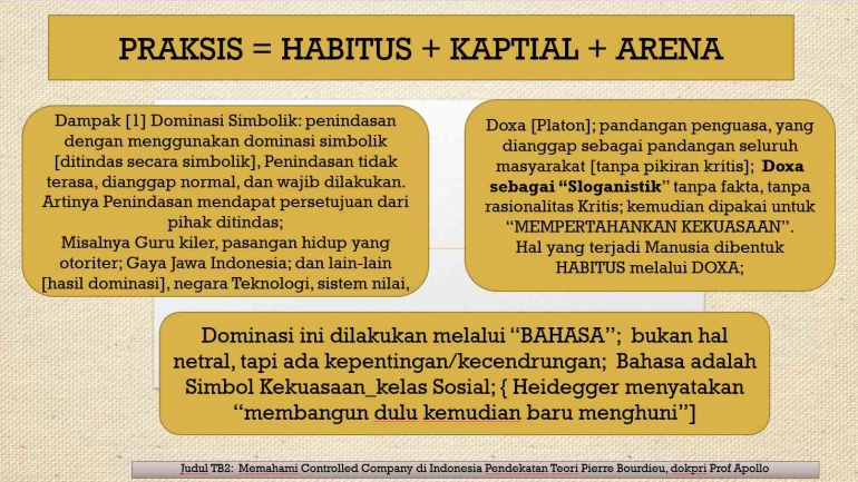 Dokpri Prof. Apollo, Bahan Ajar UMB