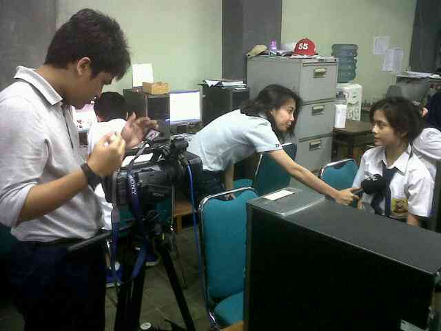 Wawancara dengan siswa/dokpri