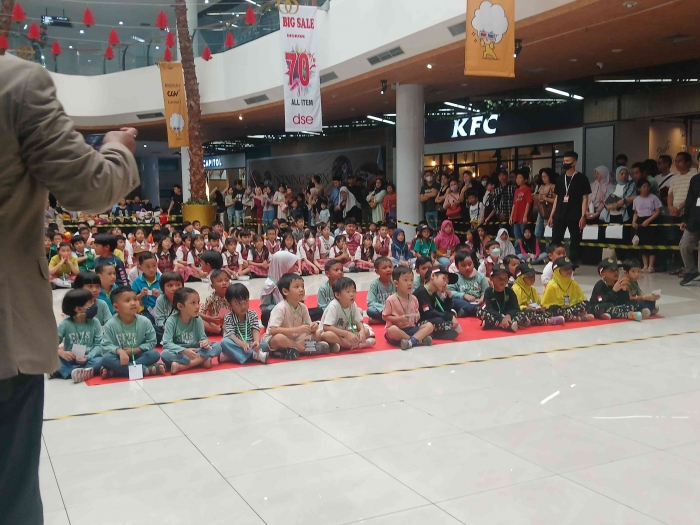 Hari kedua anak tk dan sd/dokpri