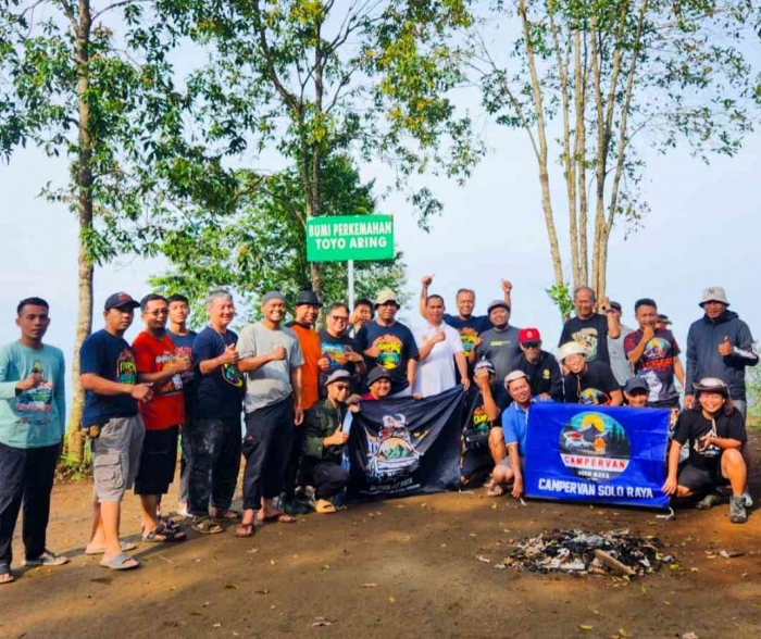 Peserta penanaman pohon di Toyo Aring(dokumentasi panitia)