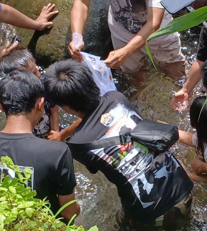 Satu...dua...tiga! Bismillahirahmannirohim (Dokumentasi pribadi)