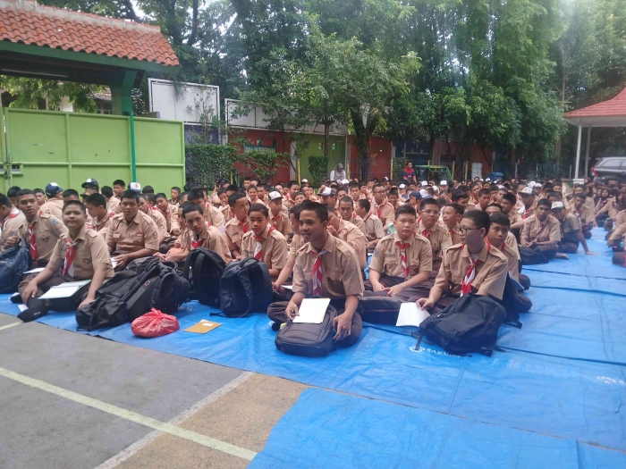 Siswa smpn 95 jakarta/dokpri