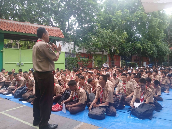 Sambutan kepsek pak pramono/dokpri