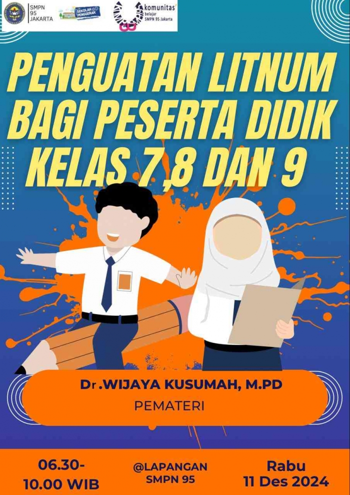 Flyer Kegiatan di SMPN 95/dokpri