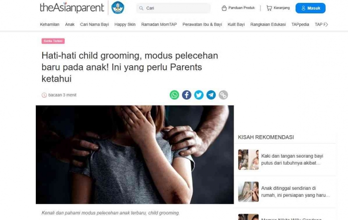 tea asian parent/grooming