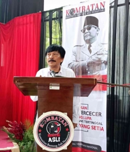 Budi Mulyawan Ketum DPN Kombatan (Komunitas Banteng Asli Nusantara) Foto: Dokpr