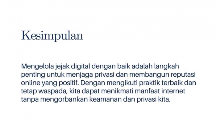 kesimpulan materi/dokpri