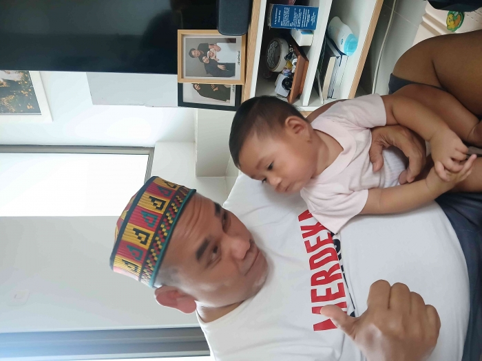 Omjay dan cucu cantiknya/dokpri