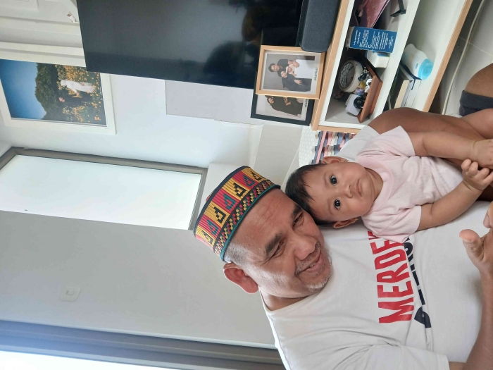 Omjay dan cucunya/dokpri