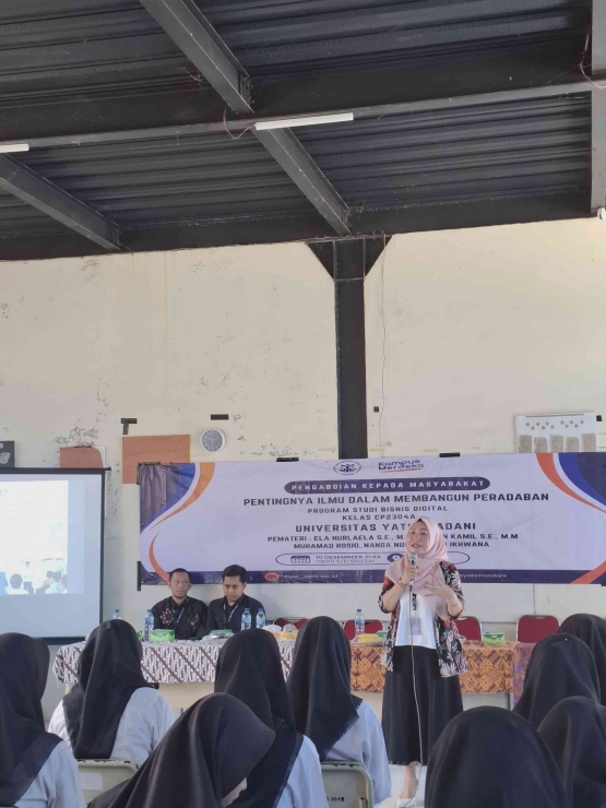 Dosen Pengampu : Manajemen Sumber Daya Manusia sekligus Guru BK Mahasiswa Bisnis Digital kampus C Â