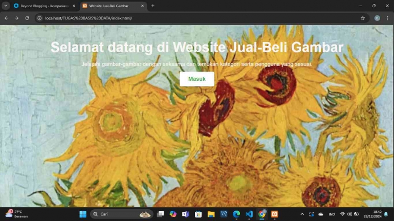 Gambar 4. Halaman Utama(dok.pribadi)