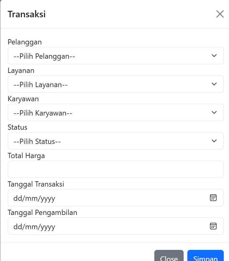 Gambar 4. Tampilan halaman jika akan melakukan transaksi