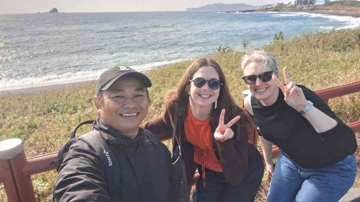 Di kawasan pantai Yongmeori Coast. (Sumber: Dokumentasi Pribadi)