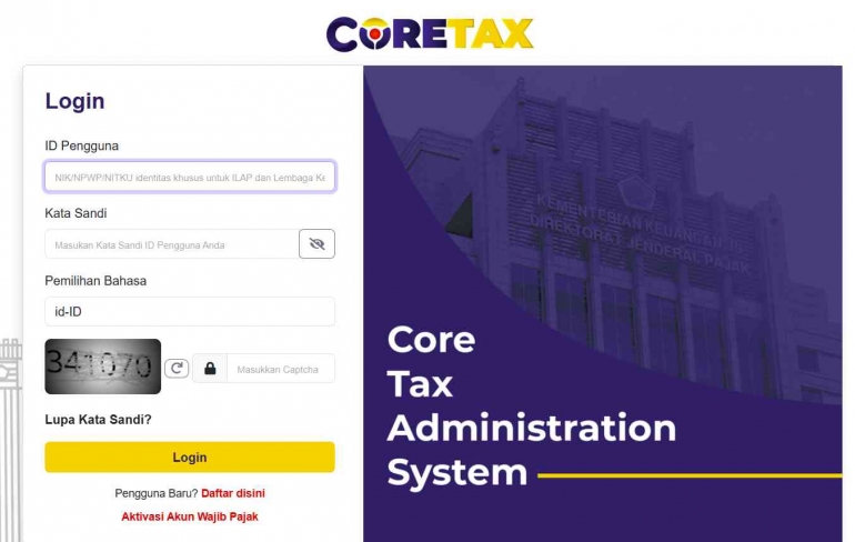 Coretax CORETAX: Revolusi Digital Pajak Menuju Efisiensi dan Transparansi ...