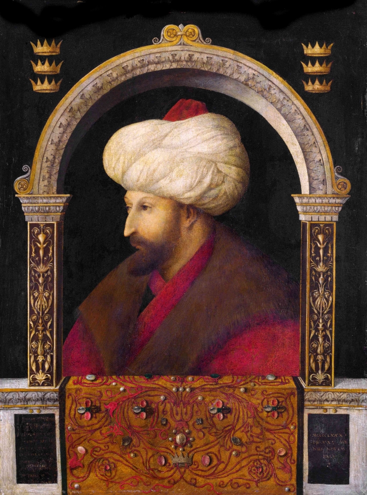 Mehmed II by Gentile Bellini. (10.000 Meisterwerke der Malerei)