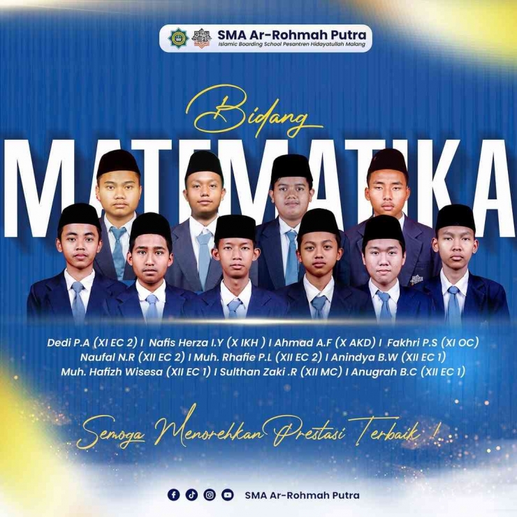 Sma Ar Rohmah Foto Artikel : Keren! Santri SMA Ar-Rohmah Putra Borong 27 Juara di ...