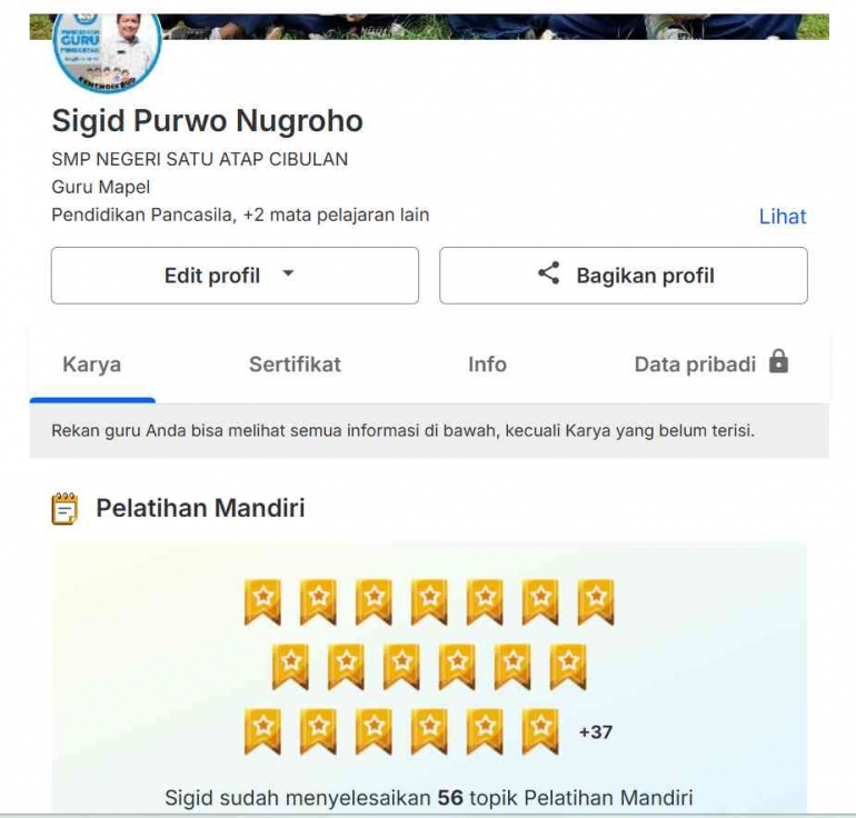Ruang GTK (Sumber: Sigid PN/Foto)