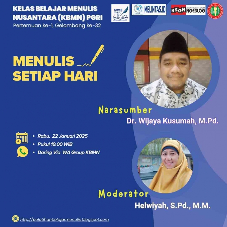 narasumber kelas belajar menulis/dokpri