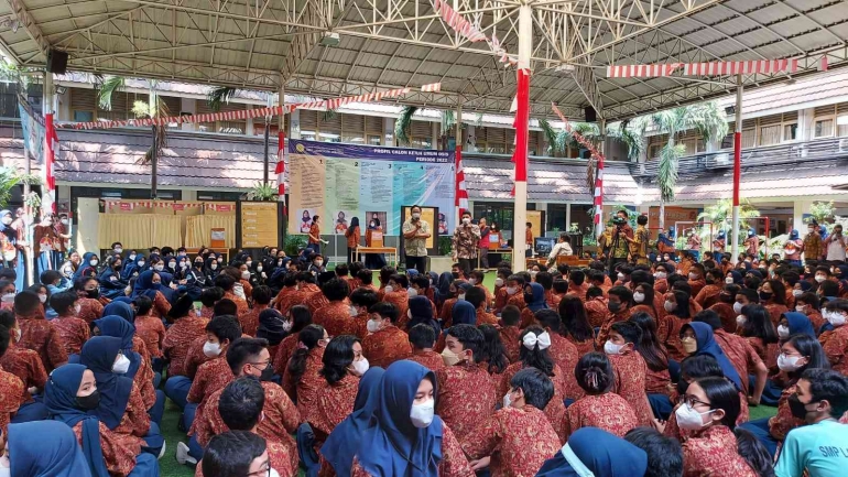 Pemilihan OSIS di SMP Labschool Jakarta/dokpri